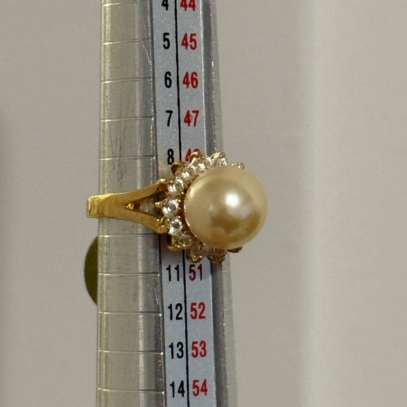 Vintage Gold Electroplate Ring Size 5 - Picture 3 of 6